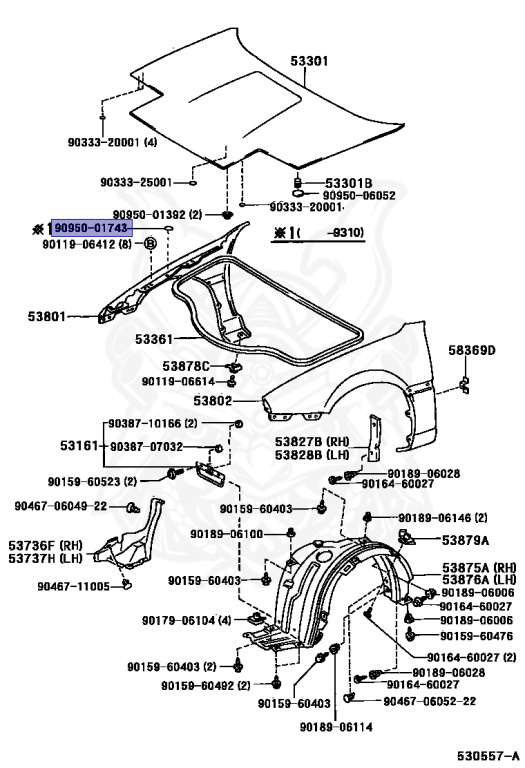 Toyota - MR2 - SW20 - 1997 - GG LIMITED TYPE - COUPE (STANDARD ROOF) - Manual - 3SGE