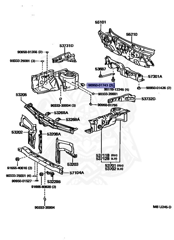 Toyota - Sera - EXY10 - 1990 - Manual - 5EFHE