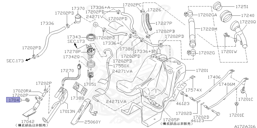 Nissan - Skyline - R34 25GT - ENR34 - 1999 - 25GT - 4 DOOR SEDAN(4S) - AUTOMATIC-FLOOR SHIFT(AT.F4) - High cast, 2-link (IRS.2WD) - RB25DE