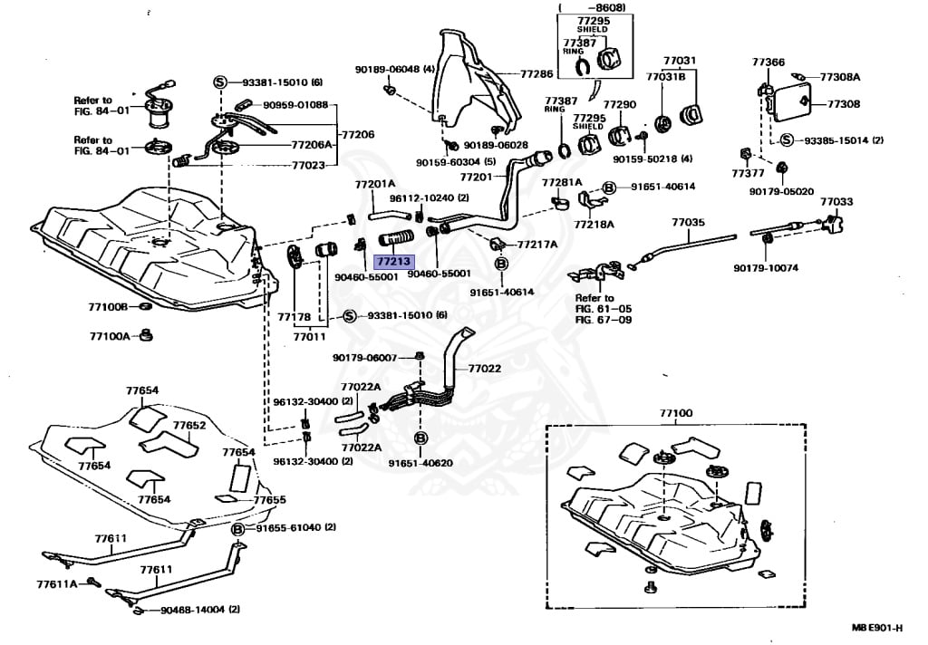 77213-32010 - Toyota - Hose, Fuel Tank To Filler Pipe - Nengun