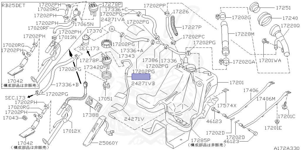 Nissan - Laurel - C35 - 1998 - Club S Type X - HARDTOP(K) - 2 WHEEL DRIVE(2WD) - AUTOMATIC TRANSMISSION(AT) - IRS TYPE(IRS) - RB25DE