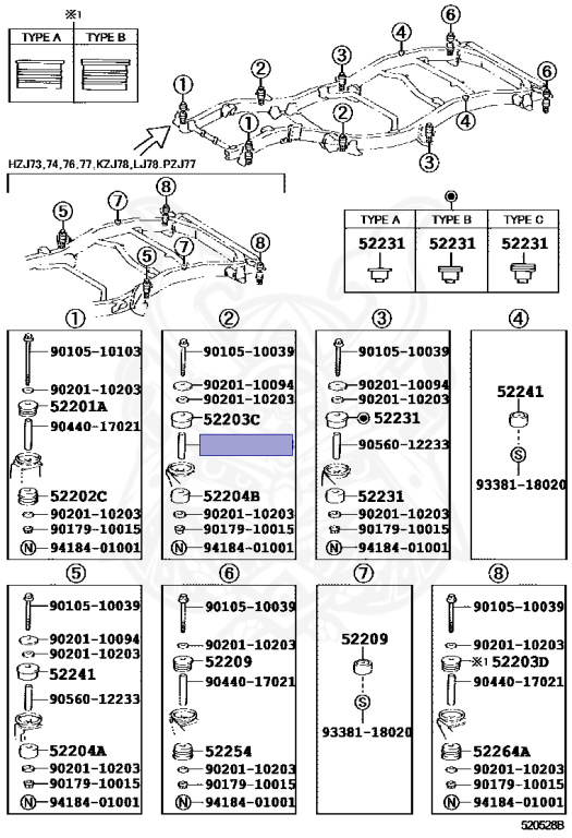 90560-12233 - Toyota - Spacer - Nengun Performance