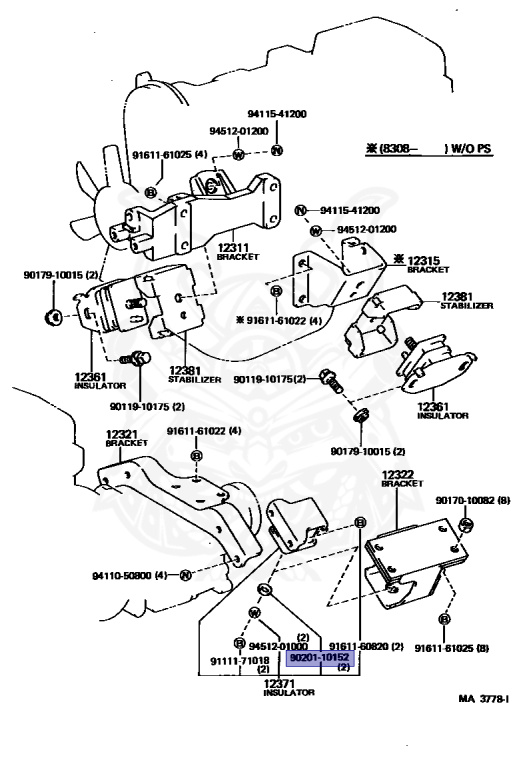 Toyota - ToyoAce - LY30 - 1979 - TRUCK(PICKUP):TR TYPE - Manual - L