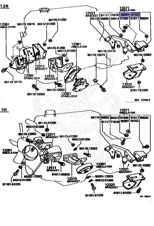 Toyota - ToyoAce - RY31 - 1979 - TRUCK(PICKUP):TR TYPE - Manual - 5R