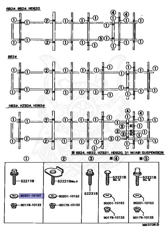 Toyota - Coaster - BB21 - 1992 - DLX TYPE - Manual - 3B