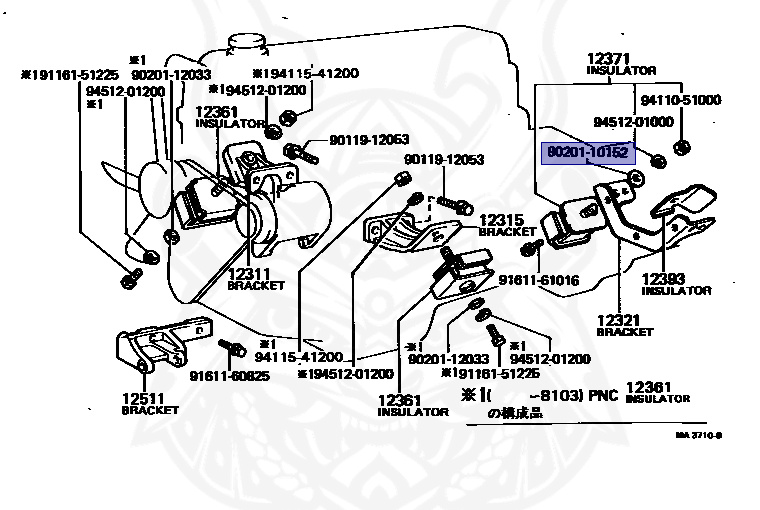 Toyota - Stout - RK110 - 1979 - LOW DECK,PICKUP(STANDARD DECK 1-SIDE OPEN) - 5R