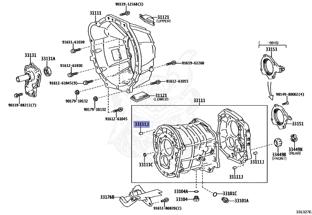 an 90250-12002 - Toyota - Pin, Straight (for Manual Transmission Case