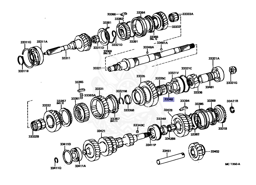 33348-35010 - Toyota - Washer, 1st Gear Thrust - Nengun Performance