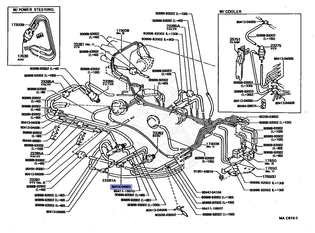 Toyota - Corolla - EE98V - 1990 - GL TYPE - V(MODEL MARK) - Manual - 3E