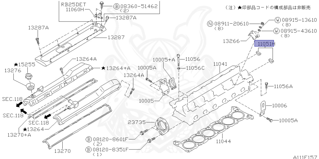 Nissan - Skyline - R34 25GT - ENR34 - 1998 - 25GT - 2 door hard top (2K) - MANUAL TRANS 5-SPEED(MT.F5) - High cast, 2-link (IRS.2WD) - RB25DE