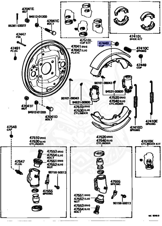 Toyota - Crown - LS110 - 1980 - STANDARD TYPE - 4-DOOR - Manual - L