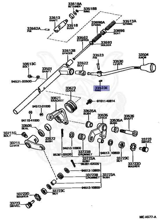 Toyota - Hilux - LN50 - 1985 - DLX TYPE - LOW DECK,PICKUP(STANDARD DECK 1-SIDE OPEN) - Manual - L