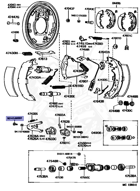 Toyota - Hiace - LH61V - 1989 - GL TYPE - 4-DOOR VAN - Manual - 2L