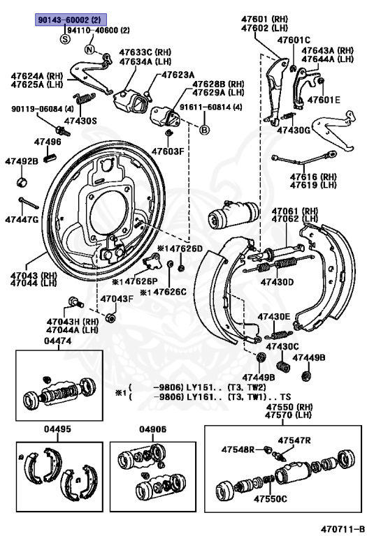 Toyota - Dyna - LY161 - 1998 - Manual - 3L