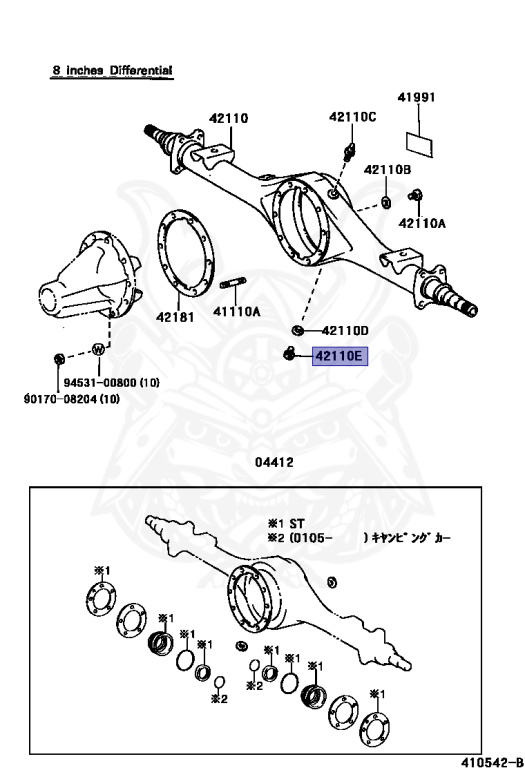 その他 B 90341-18040 - Toyota - Plug (for Rear Axle Housing Drain) - Nengun