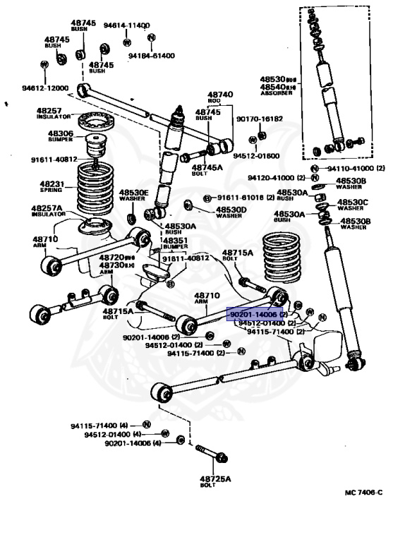 Toyota - Mark 2 - TX60 - 1982 - GL TYPE - SEDAN - Automatic - 13TU