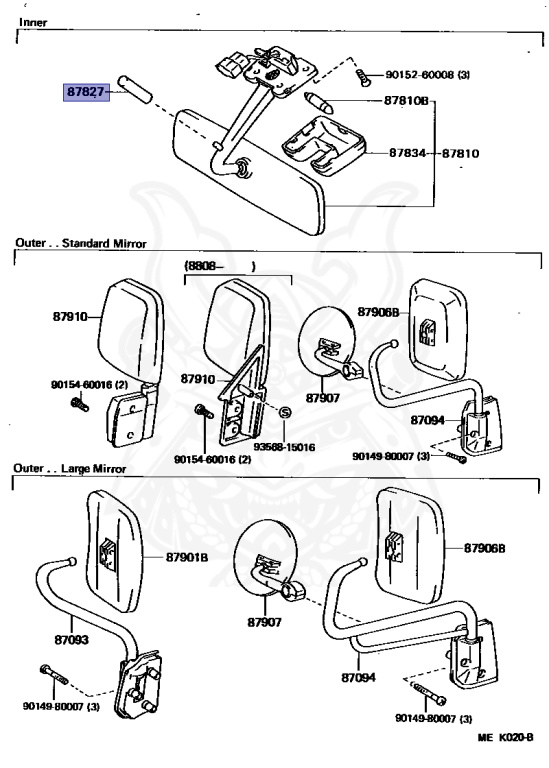 Toyota - Dyna - YY52 - 1987 - Manual - 3Y