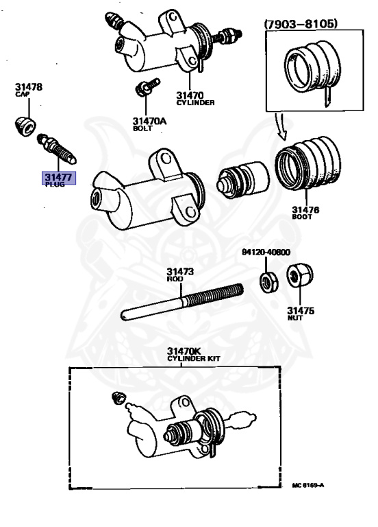 Toyota - Stout - RK110 - 1981 - LOW DECK,PICKUP(STANDARD DECK 1-SIDE OPEN) - 5R