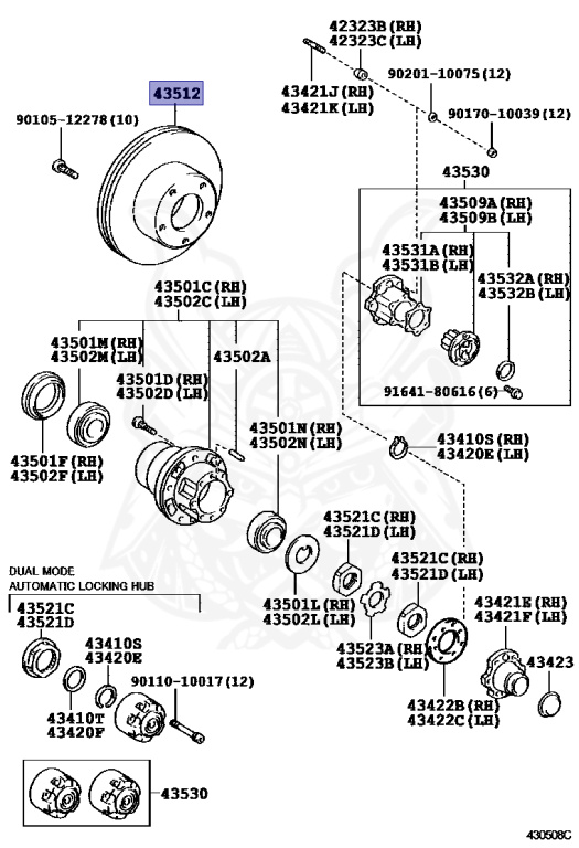43512-60140 - Toyota - Disc, Front - Nengun Performance