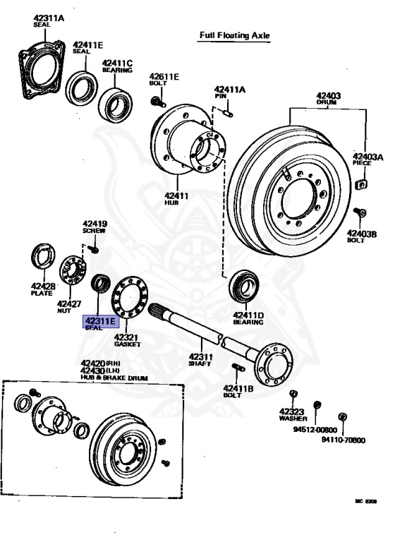 Toyota - Land Cruiser - BJ42 - 1982 - SOFTTOP (TARPAULIN CANVASTOP OR VINYLTOP) - Manual - 3B