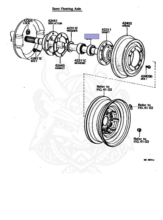 Toyota - Land Cruiser - BJ40 - 1979 - SOFTTOP (TARPAULIN CANVASTOP OR VINYLTOP) - Manual - B