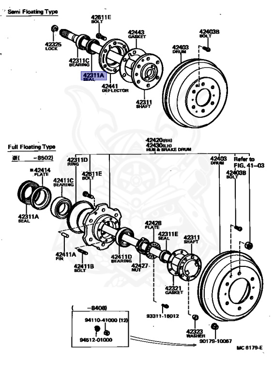 Toyota - Stout - RK110 - 1979 - LOW DECK,PICKUP(STANDARD DECK 1-SIDE OPEN) - 5R