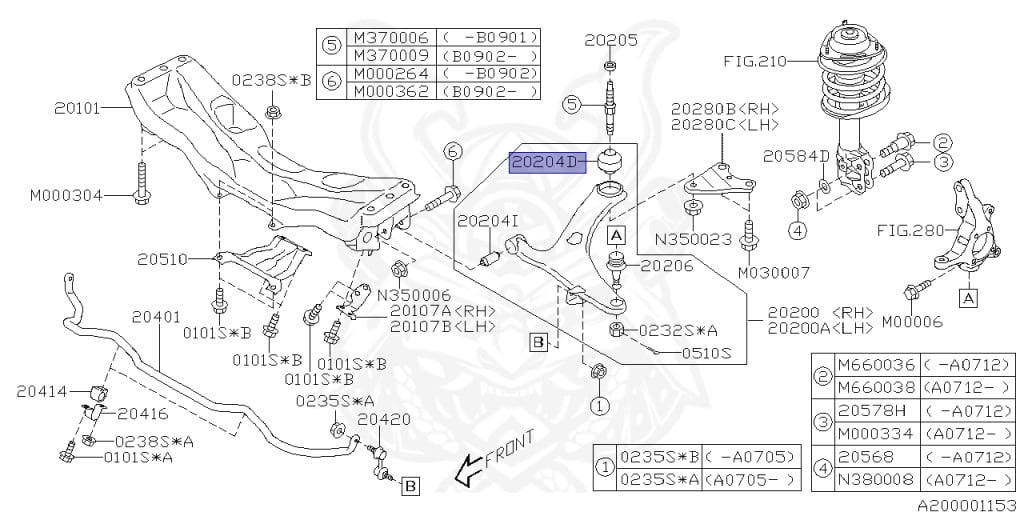 Subaru - Impreza - GE7 - Jan-2008 - Dec-2011 - 20I - Sedan - 4W - Automatic transmission - Right hand - 203