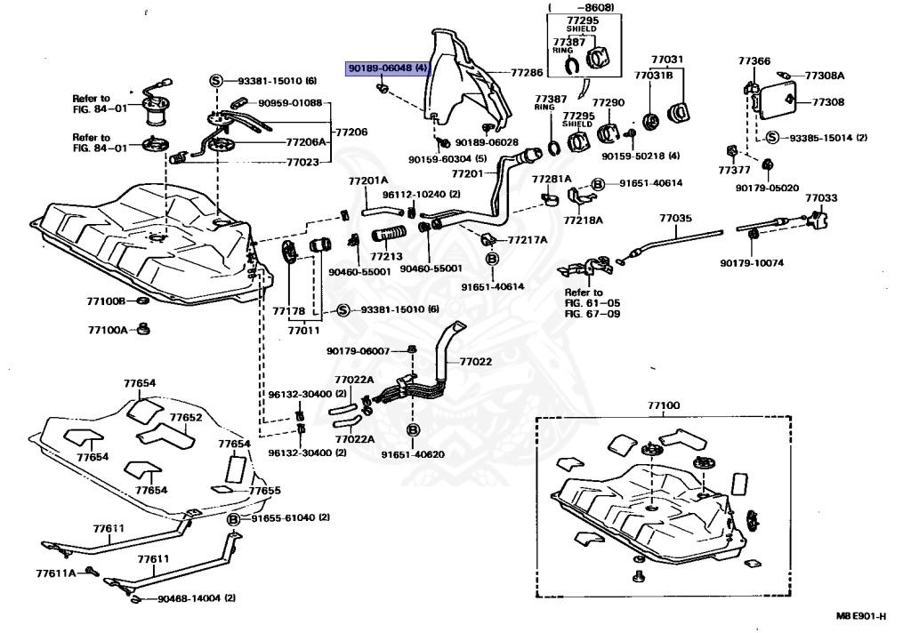 90189-06048 - Toyota - Clip - Nengun Performance
