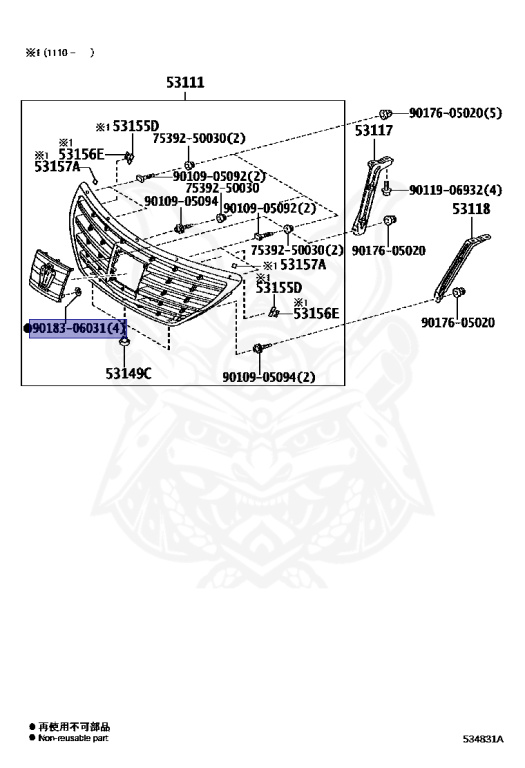 90183-06031 - Toyota - Spring Nut - Nengun Performance