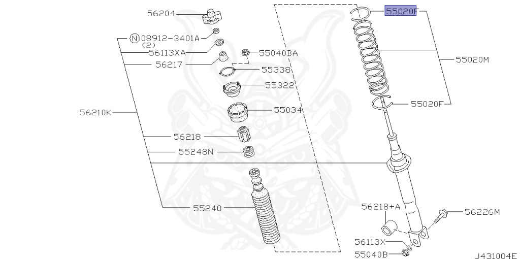 Nissan - President - JHG50 - 1999 - Type L - SEDAN(S) - AUTOMATIC TRANSMISSION(AT) - IRS TYPE(IRS) - VH45D