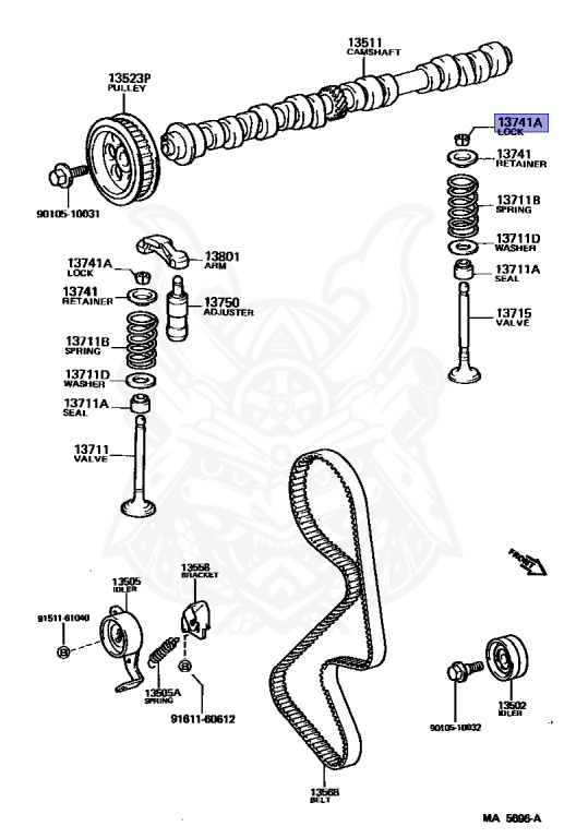 90913-03005 - Toyota - Lock, Valve Spring Retainer - Nengun