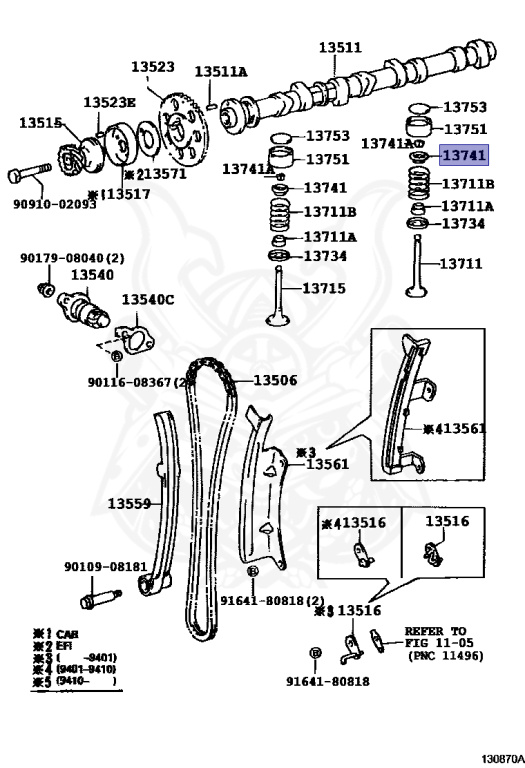 Ｎｏ．５ 13741-43010 - Toyota - Retainer, Valve Spring - Nengun Performance