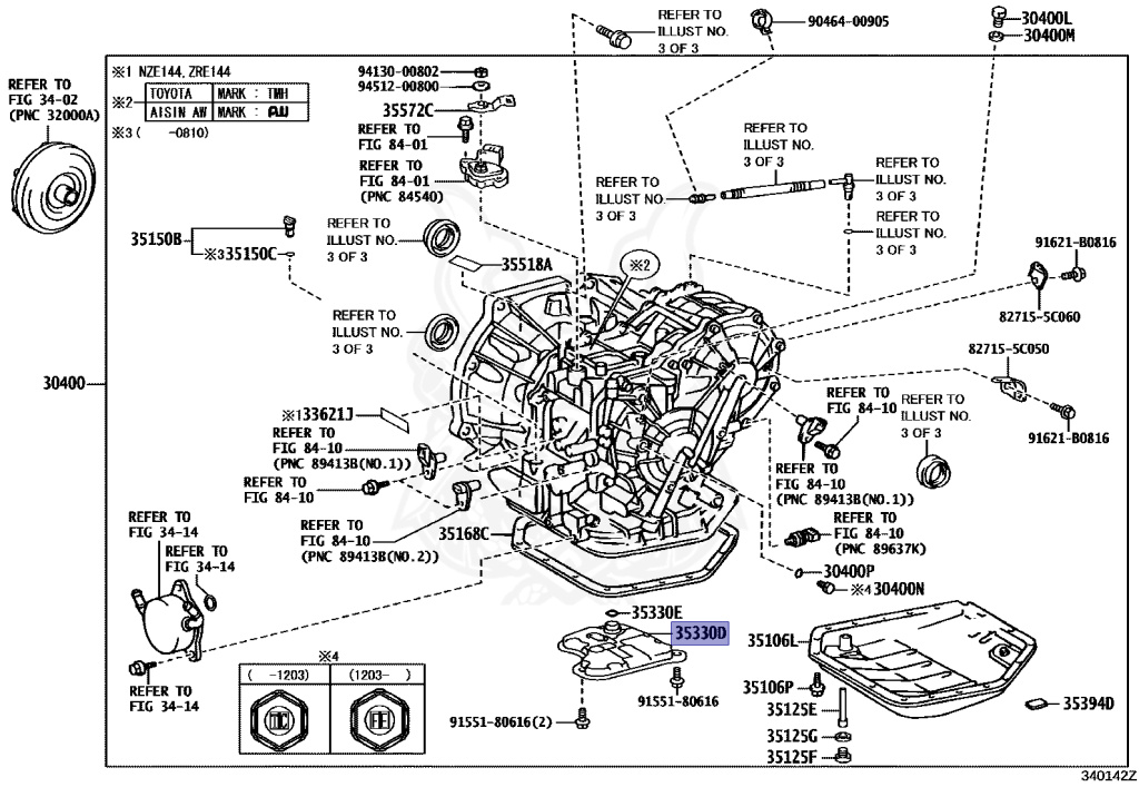 Toyota - Corolla - NZE141 - 2009 - X TYPE - SEDAN - Variator - 1NZFE