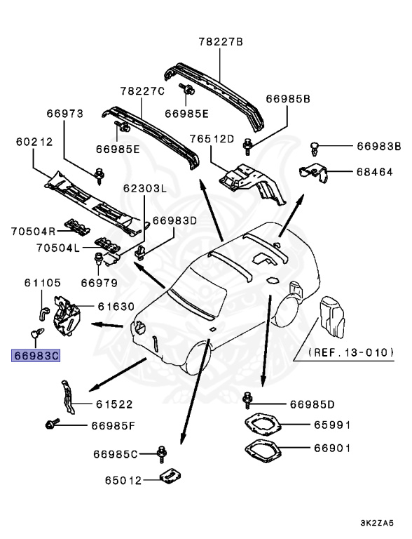 Mitsubishi - Pajero - V23W - 1992 - GRXE - 6G72