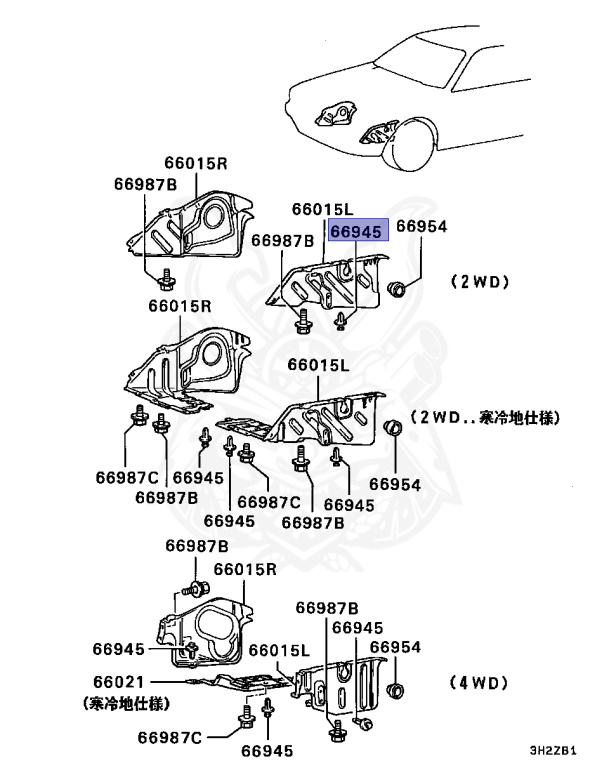 Mitsubishi - Galant - E35A - 1992 - SNXMP2 - 4G67