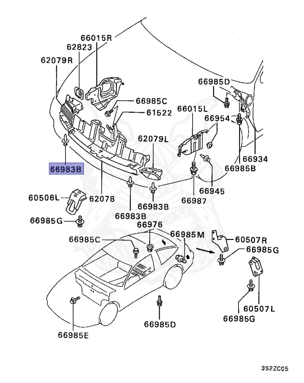 Mitsubishi - Eclipse - D27A - 1990 - MRGFLFJ - 4G63