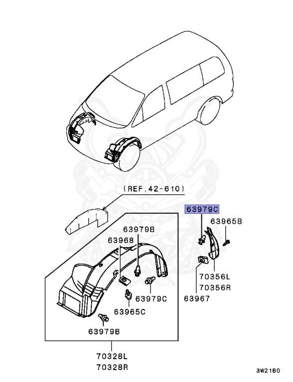Mitsubishi - Delica - PD8W - 1994 - NSEHF5 - 4M40