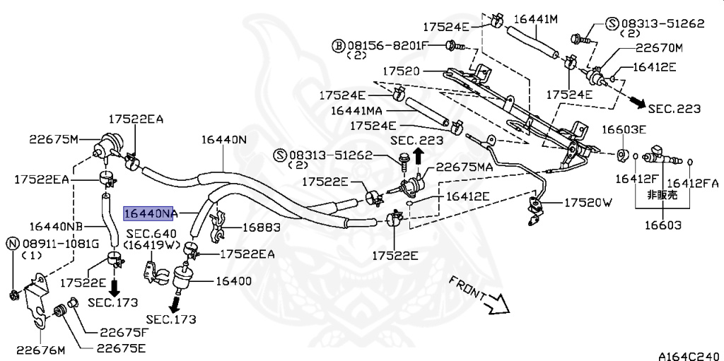 Nissan - Skyline - R34 25GTT - ER34 - 1998 - 25GT TURBO - 4 DOOR SEDAN(4S) - AUTOMATIC-FLOOR SHIFT(AT.F4) - Hi-Cas 2-Link (HI.2WD) - RB25DET