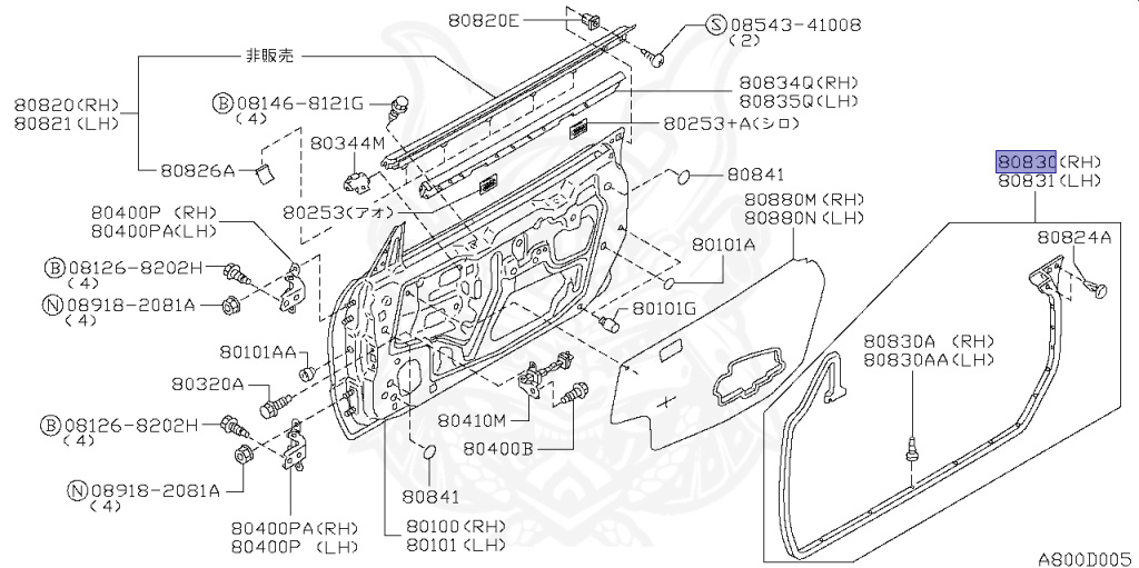 Nissan - Skyline - R34 GT - HR34 - 1998 - 20GT - 4 DOOR SEDAN(4S) - AUTOMATIC-FLOOR SHIFT(AT.F4) - No high-speed casters, 2-link drive (IRS.2WD) - RB20DE