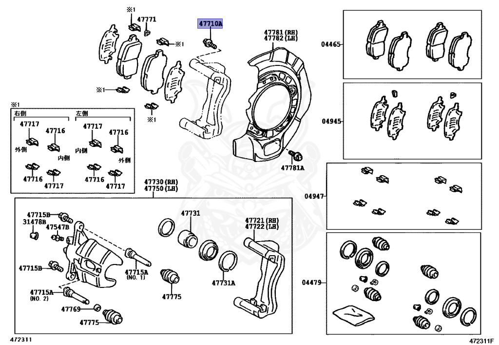 90105-12208 - Toyota - Brake Caliper Bolt - Nengun Performance