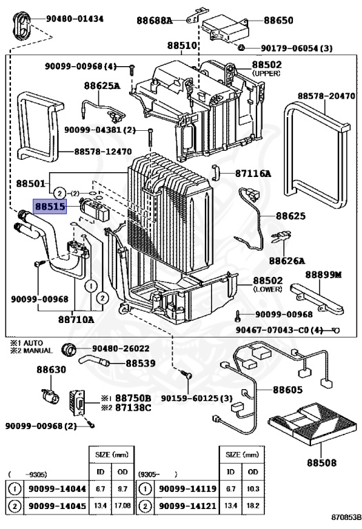 88515-14062 - Toyota - Valve, Cooler Expansion - Nengun Performance