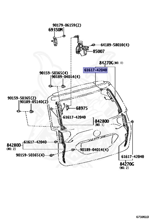 61617-42040 - Toyota - CLIP - Nengun Performance