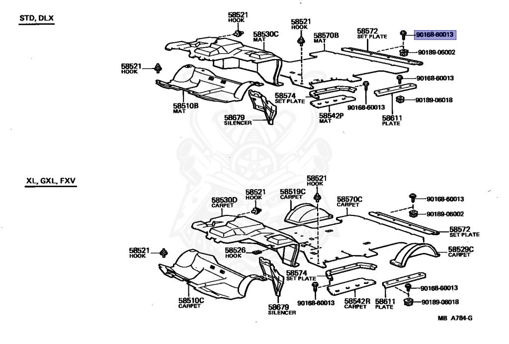 Toyota - LiteAce - TM20G - 1982 - GEL TYPE - WAGON - Automatic - 13TU