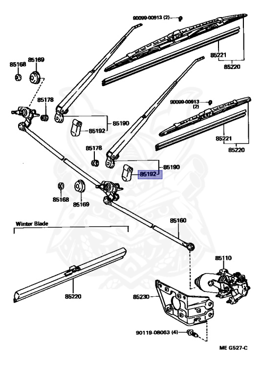 Toyota - Van - KM30G - 1991 - LD TYPE - 4-DOOR WAGON - Manual - 5KU