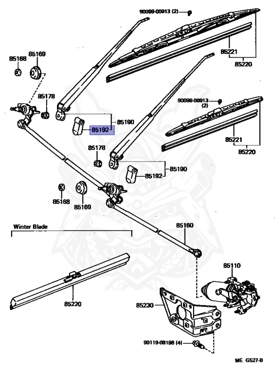 Toyota - Van - KM30G - 1986 - SUPER CUSUAL TYPE - WAGON - Manual - 5KU