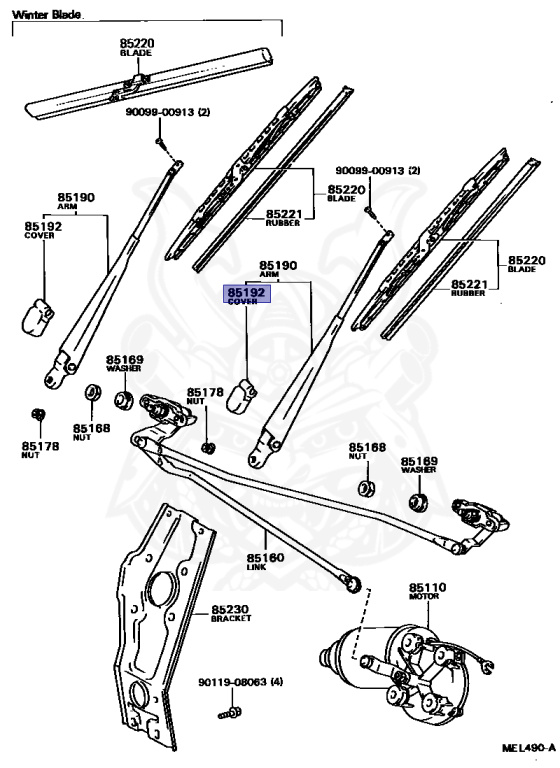 Toyota - TownAce - CR27V - 1988 - N - 4-DOOR VAN - Manual - 2C