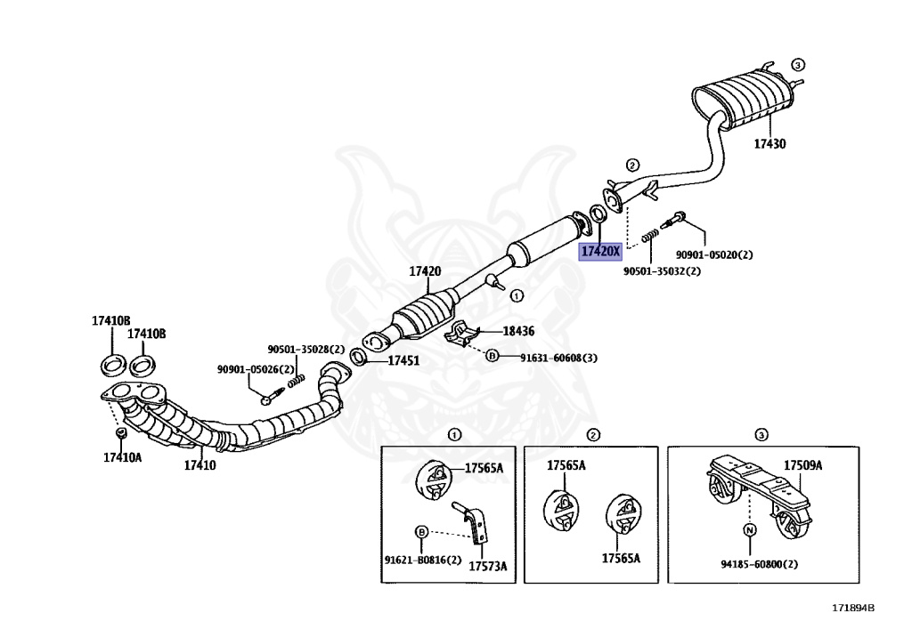 17451-74060 - Toyota - EXHAUST PIPE GASKET - Nengun Performance