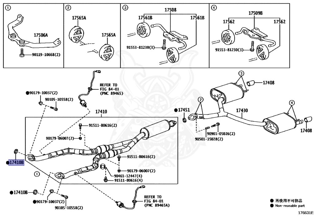 90917-06078 - Toyota - EXHAUST PIPE GASKET - Nengun Performance