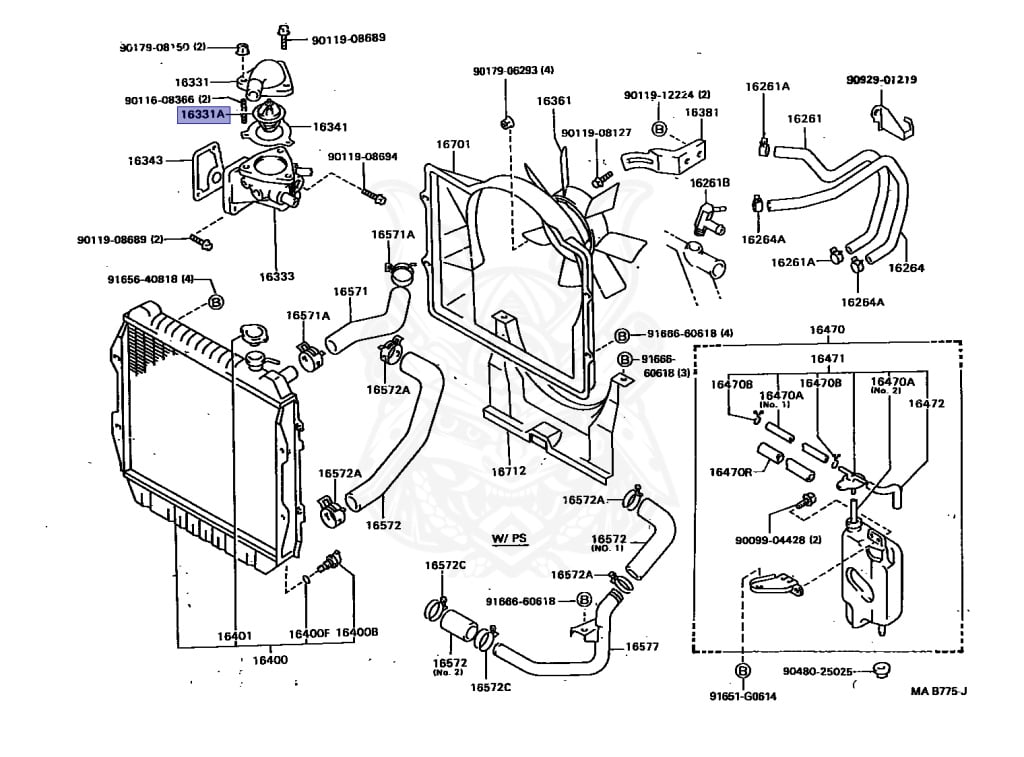 90916-03099 - Toyota - Thermostat - Nengun Performance