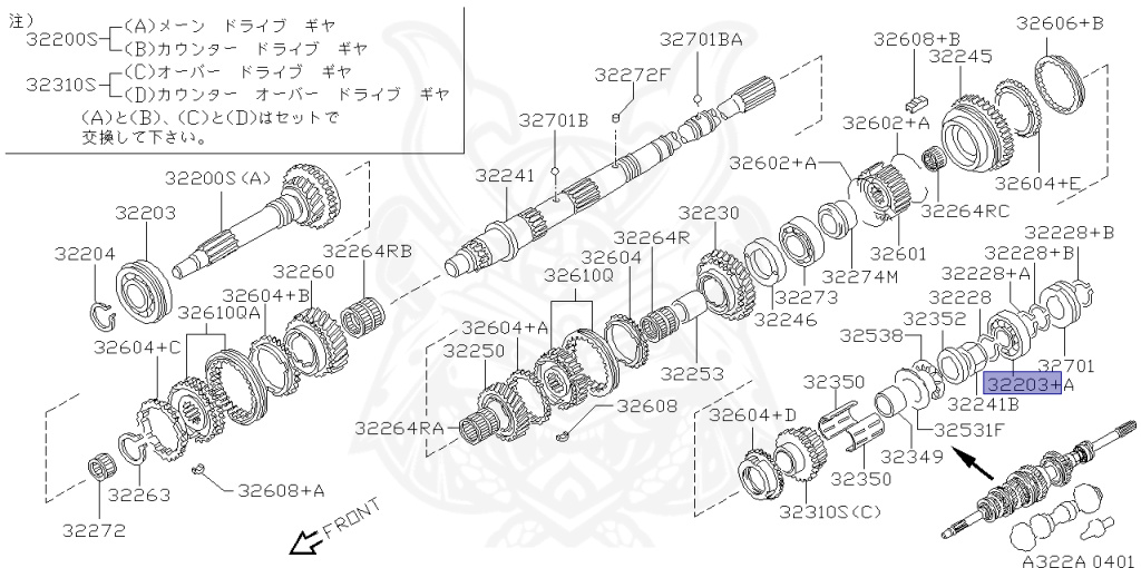 Nissan - Skyline GT-R - BNR34 - 1999 - GT-R V-Spec - 2-door hardtop (2K) - MANUAL MISSION 6-SPEED(MT.F6) - HI-4WD (High-Casting System) - RB26DETT